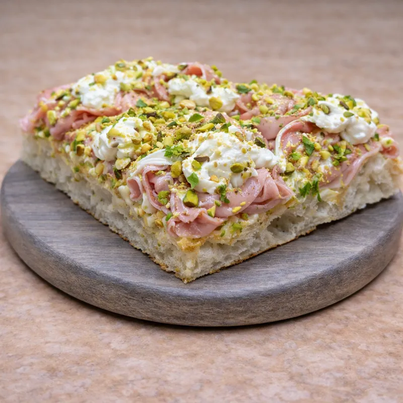 Mortadella, Pistacchio e Burrata