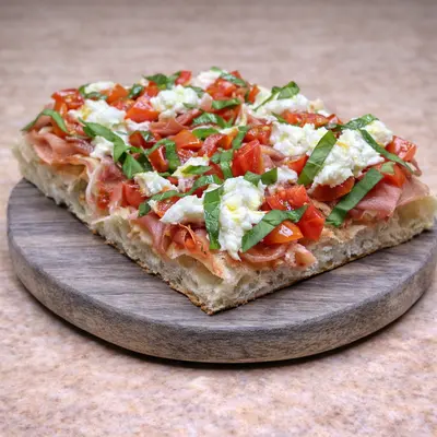 Crudo, Pomodorini e Burrata
