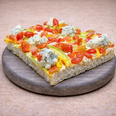 Fiori di Zucchina, Gorgonzola e Pomodorini