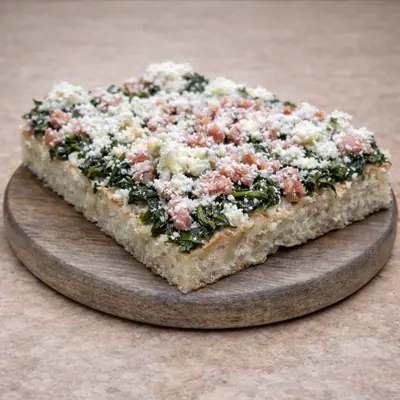 Spinaci, Salsiccia, Gorgonzola e Grana