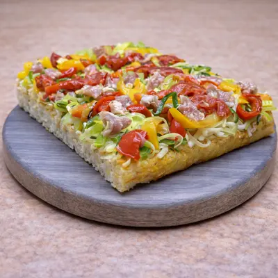 Porri, Peperoni, Salsiccia e Pomodori Secchi