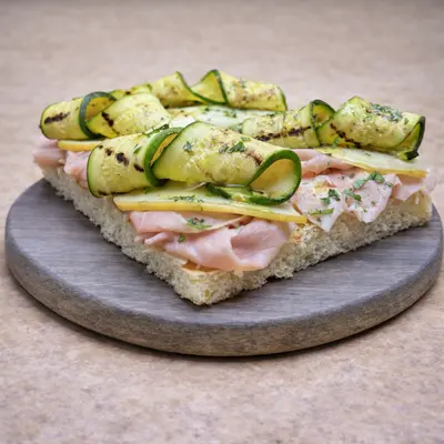 Prosciutto, Zucchine e Scamorza
