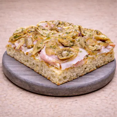 Porchetta, Porcini e Cipolla Caramellata